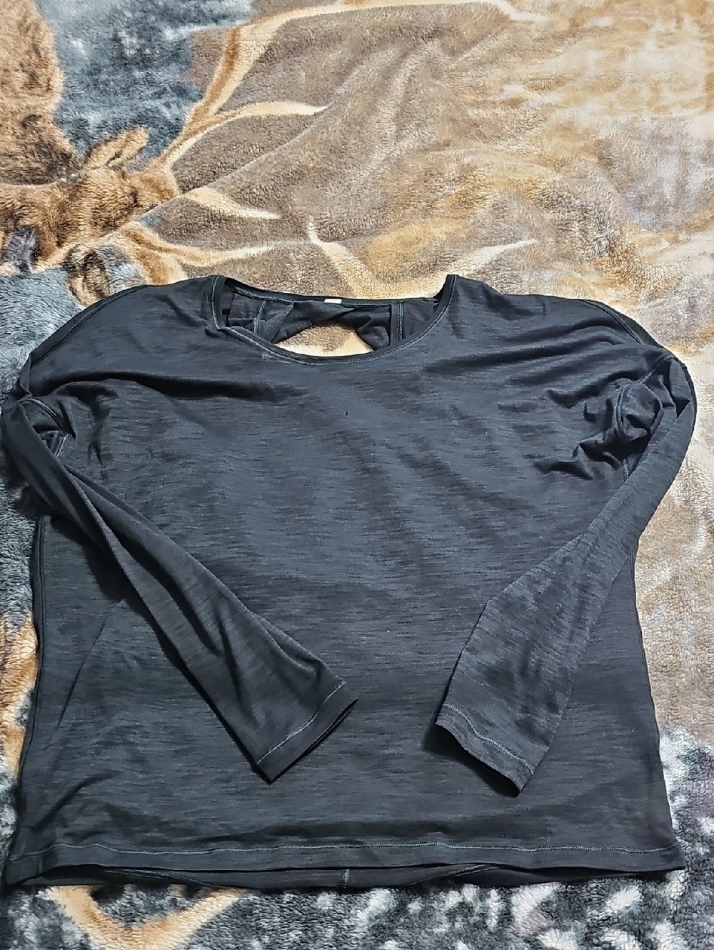lululemon athletica Black Long Sleeve Lightweight Tee